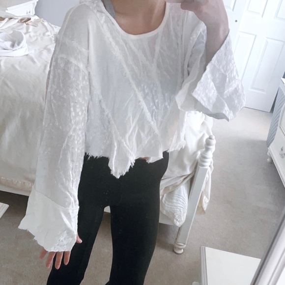 White urban outfitters flowy top - Picture 2 of 2